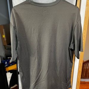 Grey nike workout top
